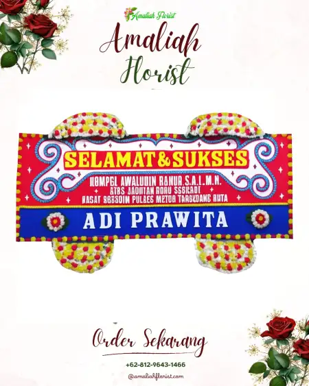 Papan Bunga Ucapan Selamat Sonowangi