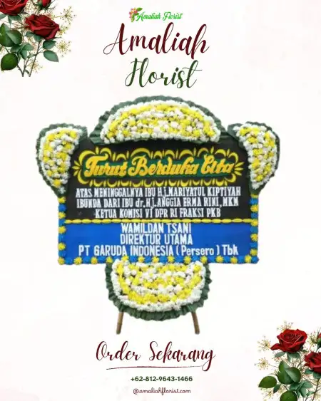 Papan Bunga Duka Sonowangi